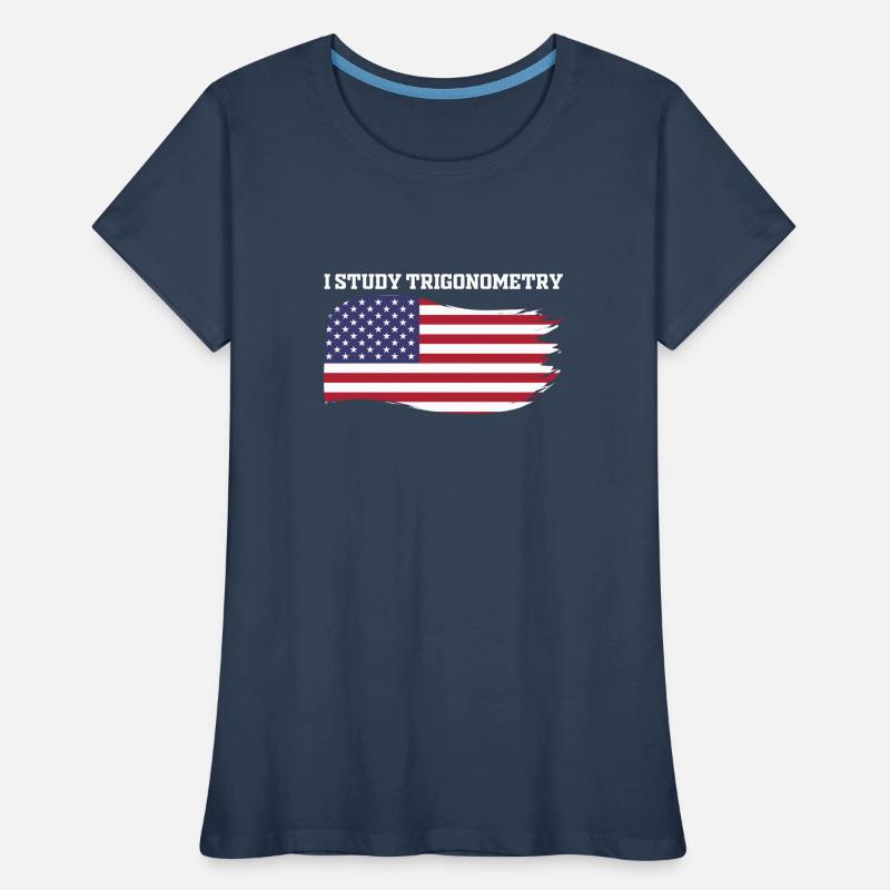I Study Triggernometry 2nd Aamendment US American Frauen Premium Bio T-Shirt