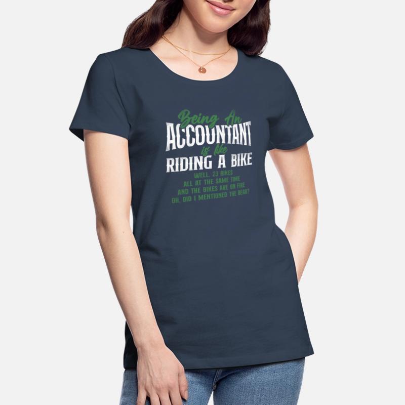 Comptable Comptable Comptable Comptabilité T-shirt bio Premium Femme