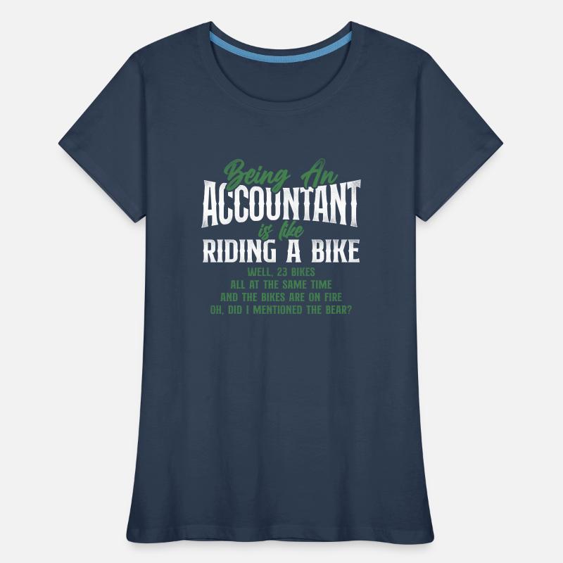 Comptable Comptable Comptable Comptabilité T-shirt bio Premium Femme
