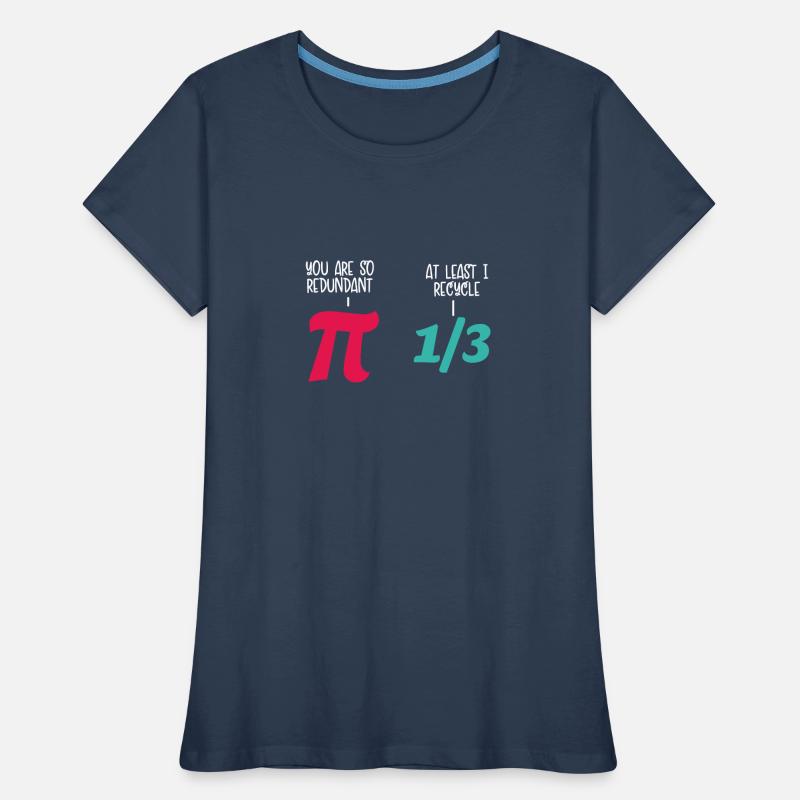 Mathe Spaß Pi Frauen Premium Bio T-Shirt