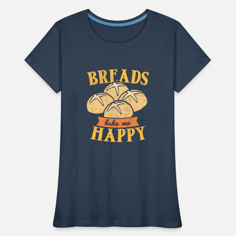 Bread Baking Baker Bakery Sourdough Women's Premium Organic T-Shirt