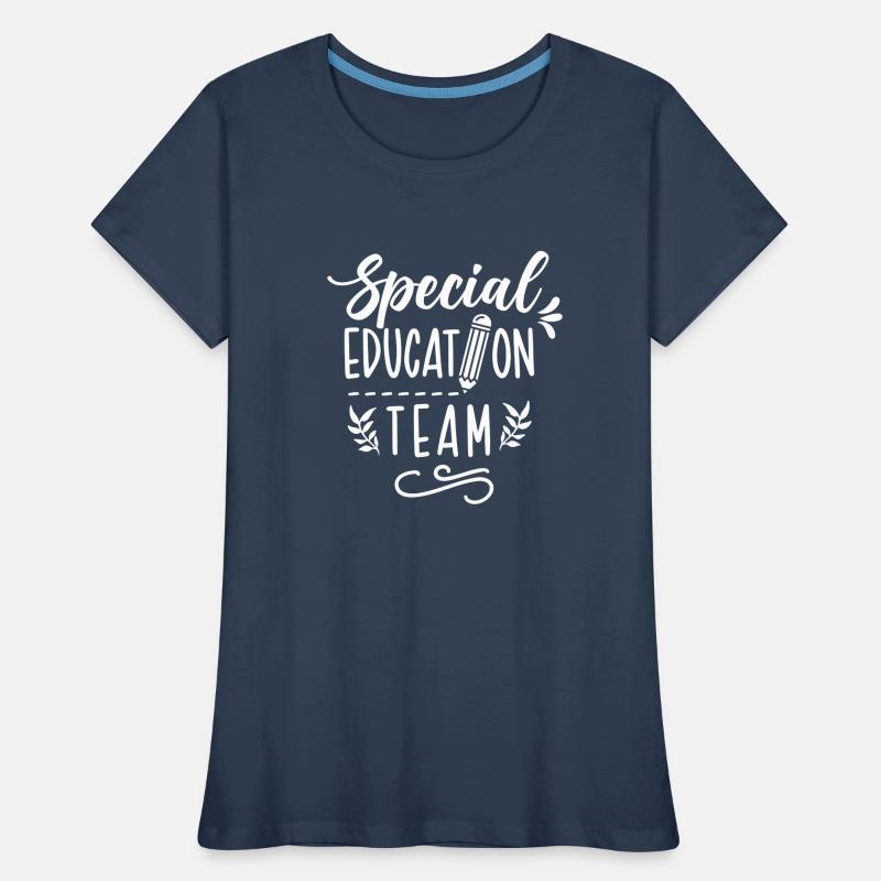 Équipe d’éducation de l’enfance en difficulté Profession d’enseignant en éducation de l’enfance en difficulté T-shirt bio Premium Femme