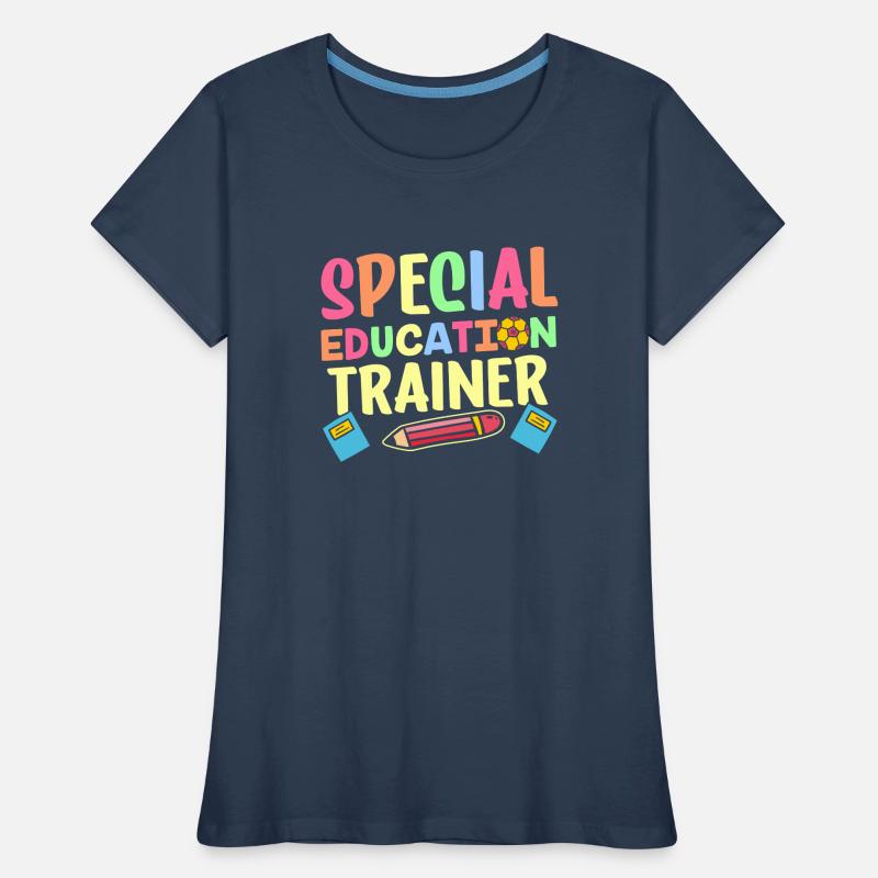Formateur en éducation de l’enfance en difficulté Enseignant en éducation de l’enfance en difficulté T-shirt bio Premium Femme