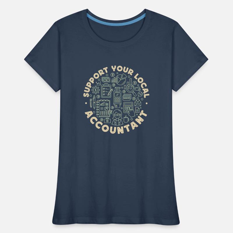 Comptable Comptable Comptable T-shirt bio Premium Femme