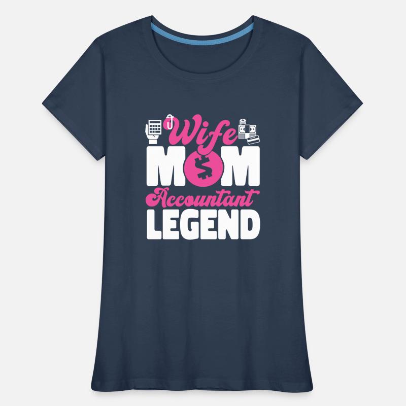 Comptable Comptable Comptable T-shirt bio Premium Femme