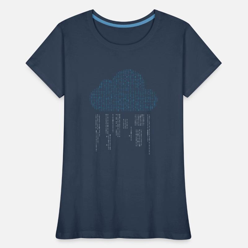 Cloud Engineer, Cloud -Bits, Software developer Frauen Premium Bio T-Shirt