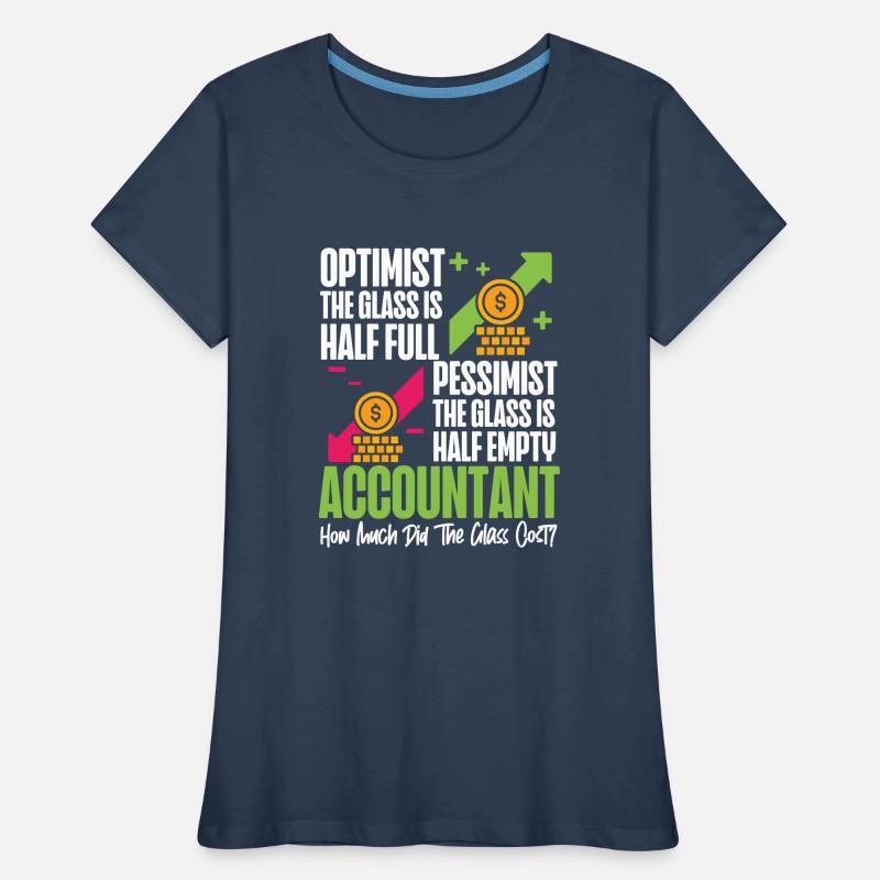 Comptable Comptable Comptable T-shirt bio Premium Femme