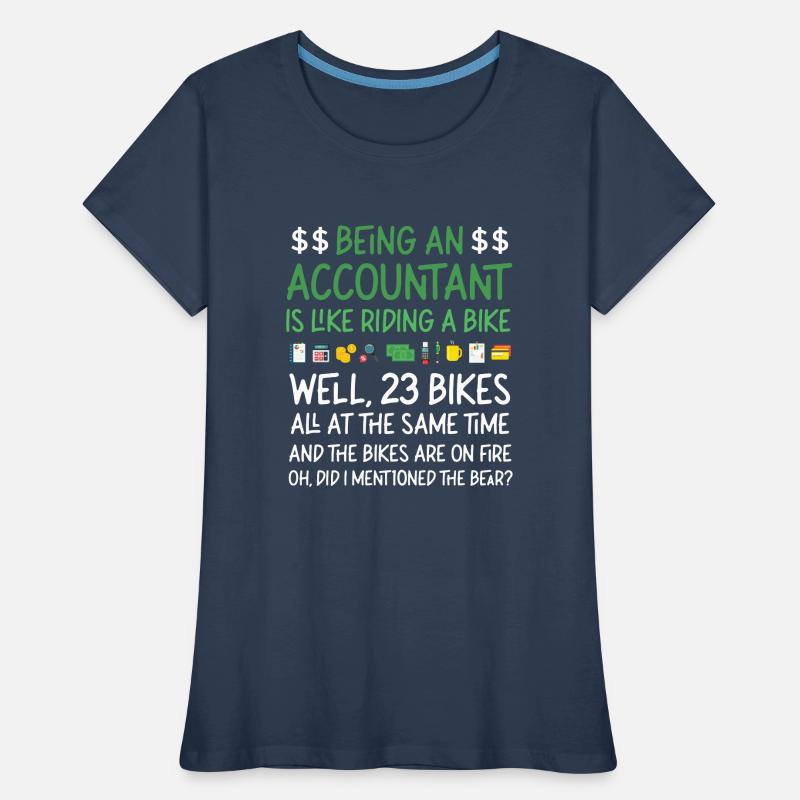 Comptable Comptable Comptable T-shirt bio Premium Femme