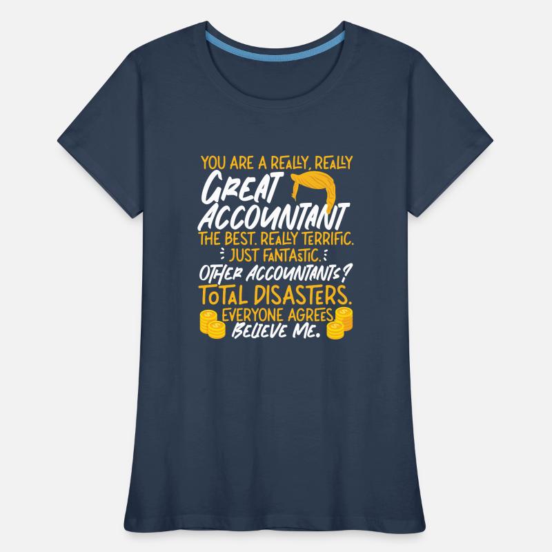 Comptable Comptable Comptable T-shirt bio Premium Femme
