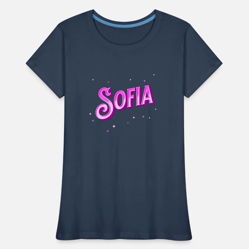 Sofia name personalized Women's Premium Organic T-Shirt