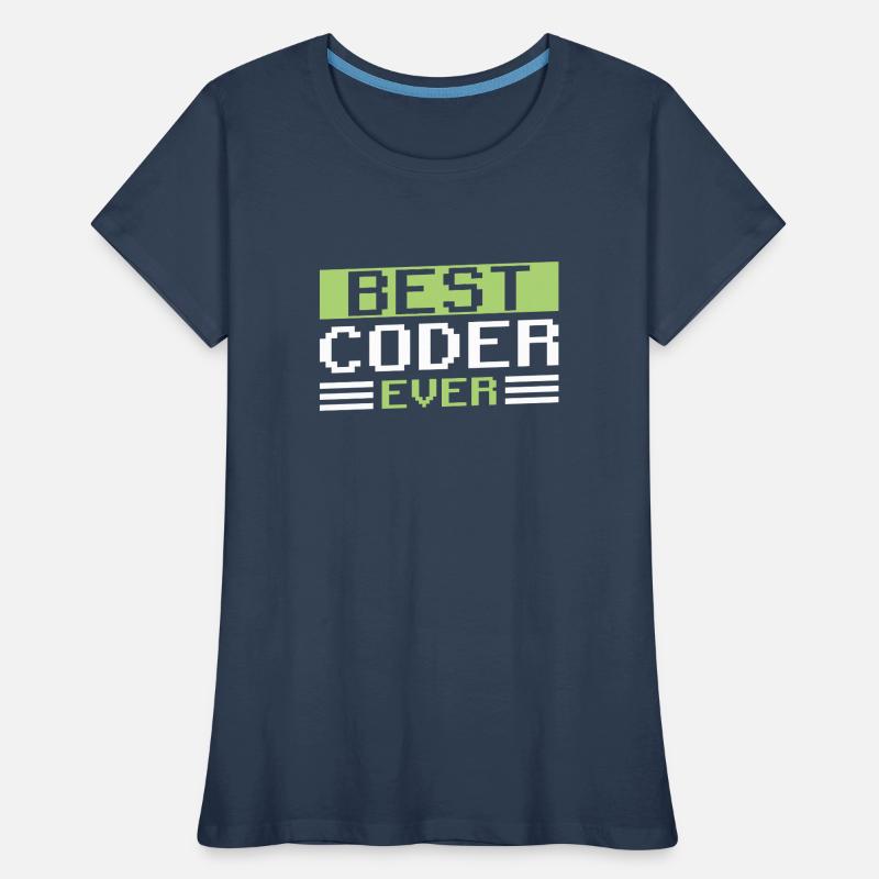 Best Programmer Ever Code Coding Coder Women's Premium Organic T-Shirt