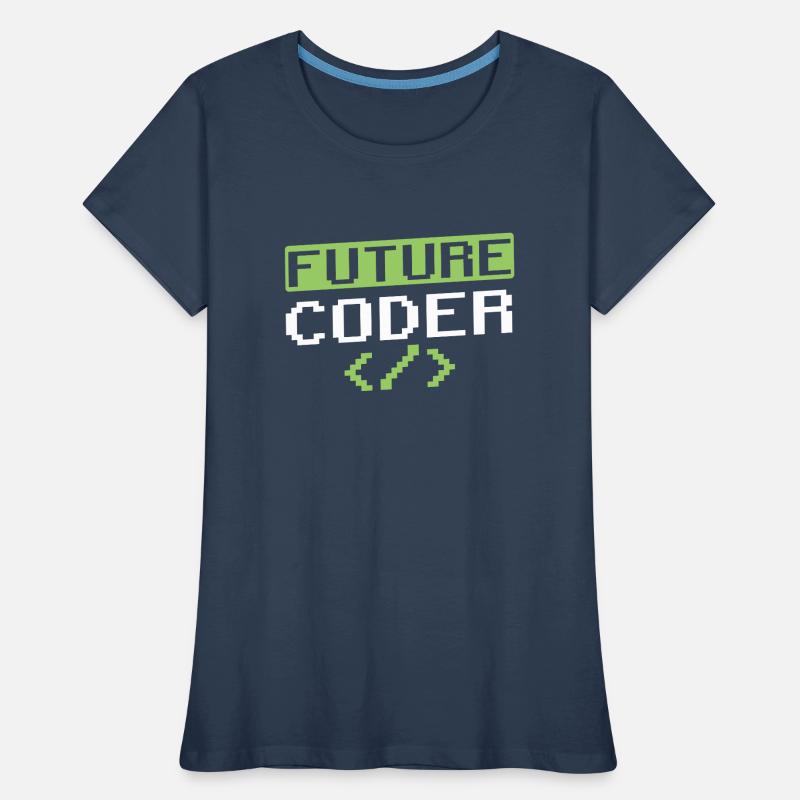 Future Coder Coding Programmer Code Women's Premium Organic T-Shirt