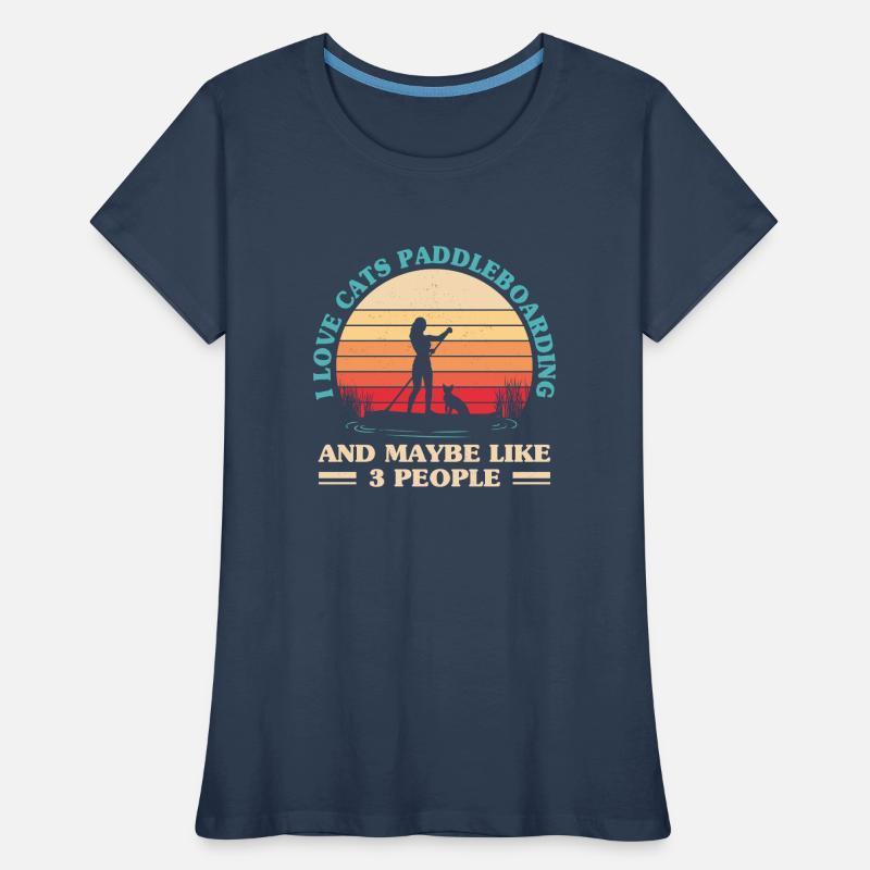 SUP Paddle Board Paddleboard T-shirt bio Premium Femme