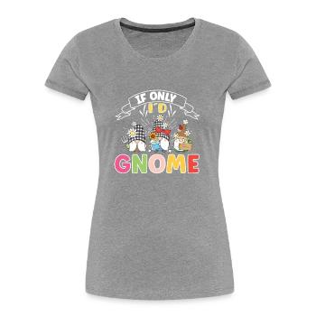 Garden Gnomes Gnome Lover Funny Gnome Gardening - Women's Premium Organic T-Shirt - navy - Front - Mia (176cm)