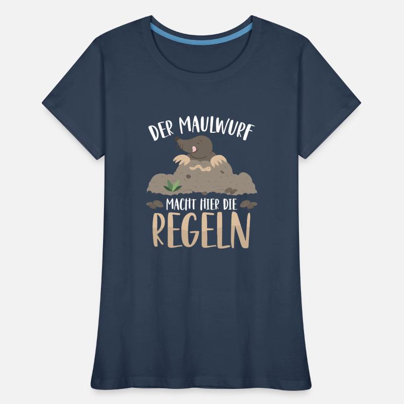The mole makes the rules here Women's Premium Organic T-Shirt