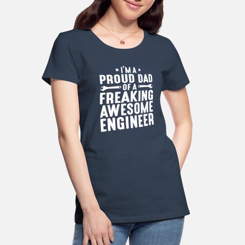 Engineer Brain Mechanical Engineering Electrical Engineering Son Women's Premium Organic T-Shirt