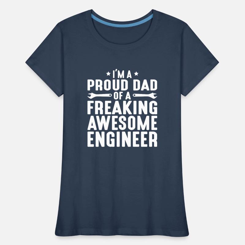 Engineer Brain Mechanical Engineering Electrical Engineering Son Women's Premium Organic T-Shirt