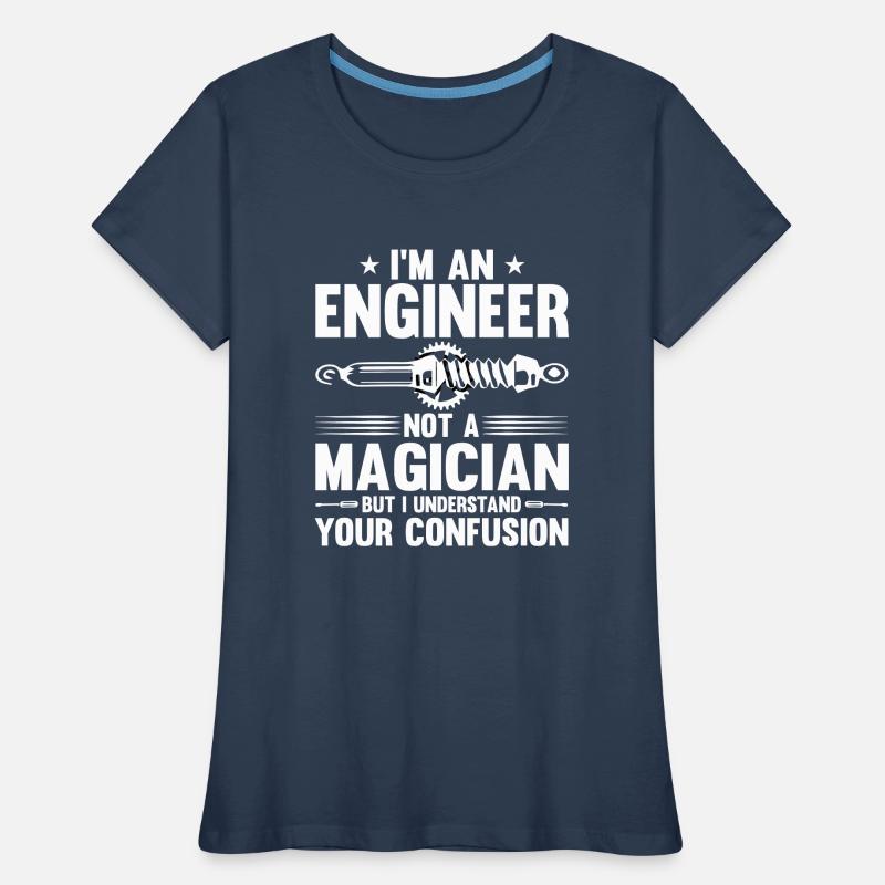 Engineer Brain Mechanical Engineering Electrical Engineering Math Women's Premium Organic T-Shirt