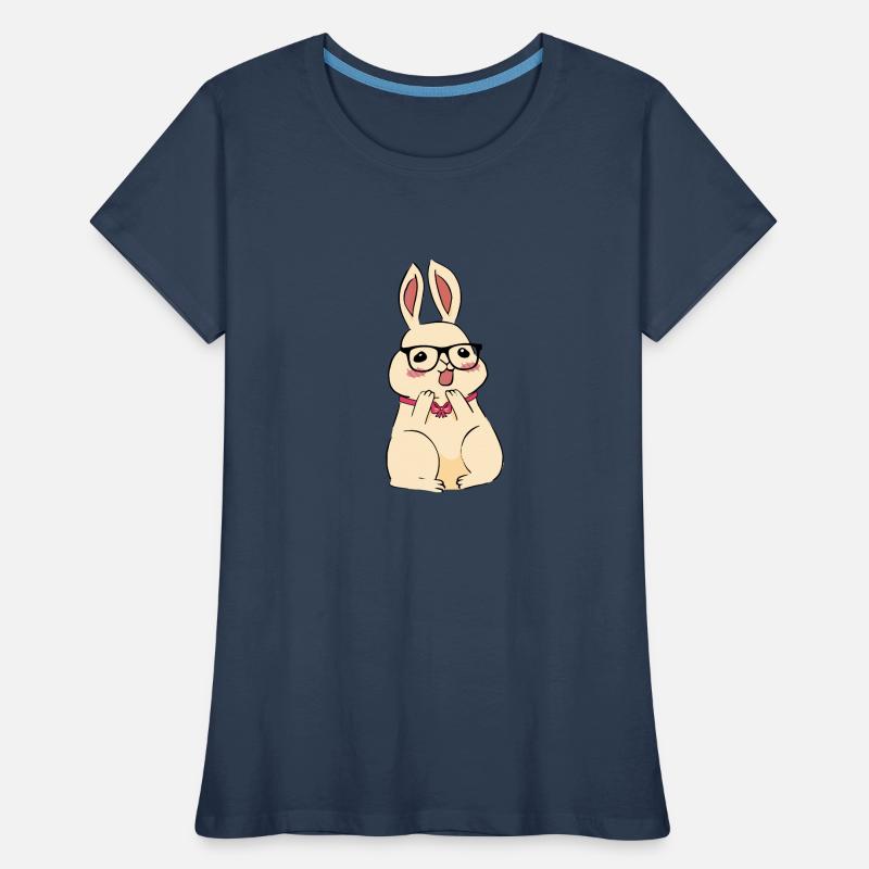 Cute Easter Rabbit Fly Women's Premium Organic T-Shirt