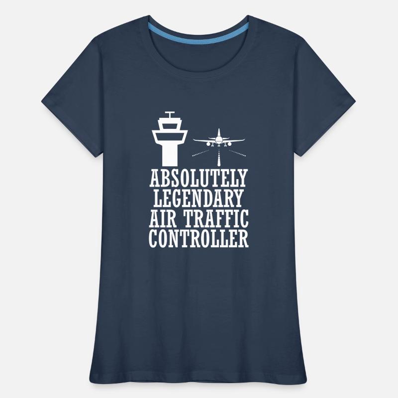 Air traffic controller Tower controller Flight attendants Women's Premium Organic T-Shirt