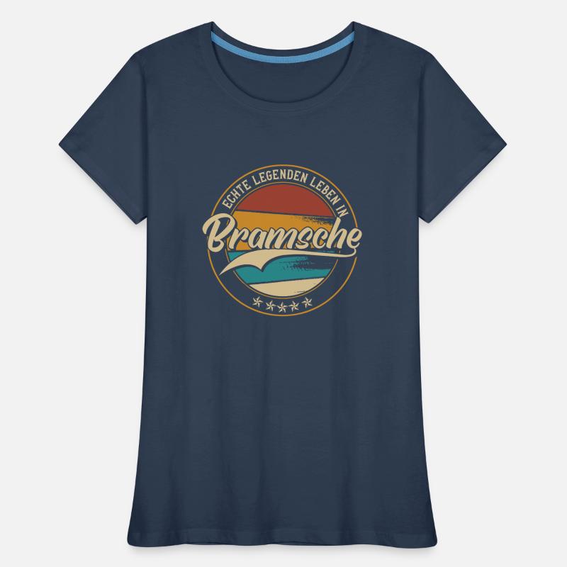 Bramsche Echte Legenden leben in Bramscheer Frauen Premium Bio T-Shirt