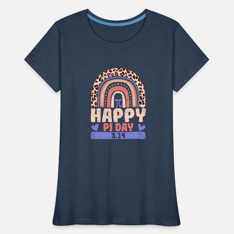 Happy Pi Day Math Science Math Professeur de Math T-shirt bio Premium Femme