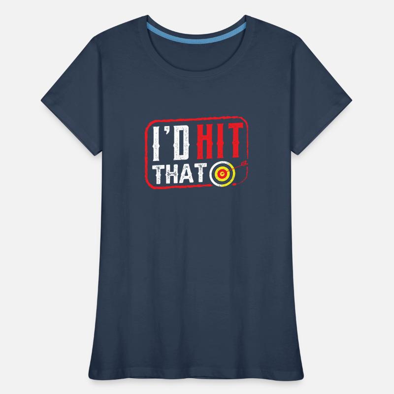 J’avais touché la cible du tir à l’arc T-shirt bio Premium Femme