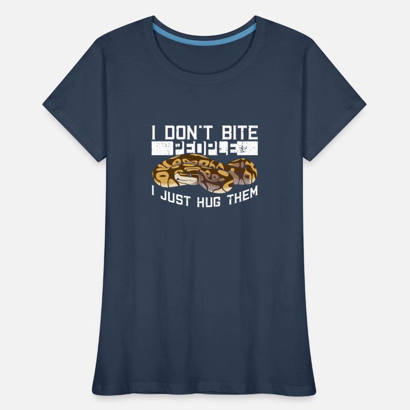 Königspython Boule de banane Königspython T-shirt bio Premium Femme