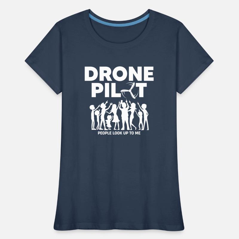 Drones, drones, drone flying Women's Premium Organic T-Shirt