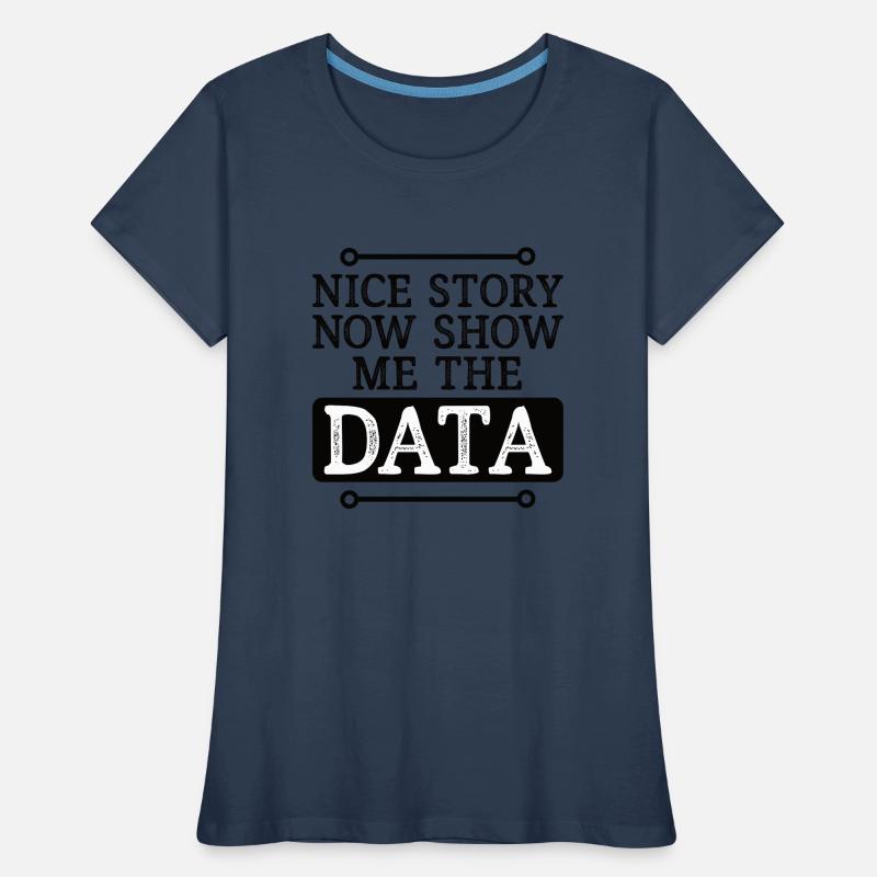 Deep Learning, Machine Learning, AI, AI Data Analysis Women's Premium Organic T-Shirt