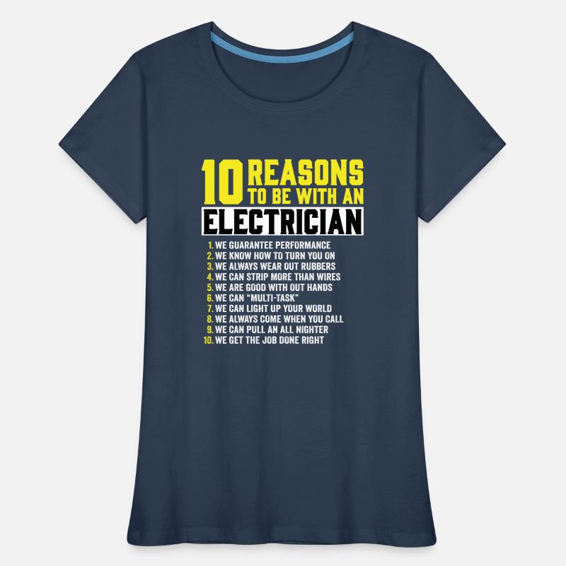 Electrician Electrical Engineering Insulation pliers Electronics Women's Premium Organic T-Shirt