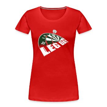 Leg day Darts Darts Darts Team - Women's Premium Organic T-Shirt - navy - Front - Mia (176cm)