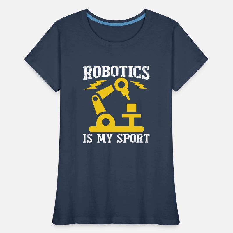 Programmeur de robots Technicien en automatisation T-shirt bio Premium Femme
