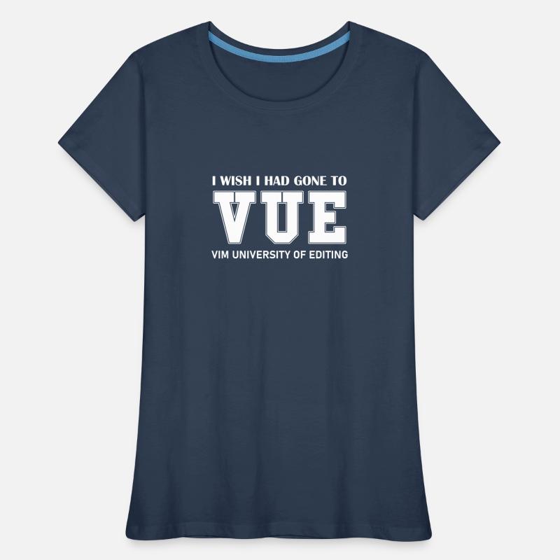 VIM University of Editing Wish I Could Exit VIM Frauen Premium Bio T-Shirt