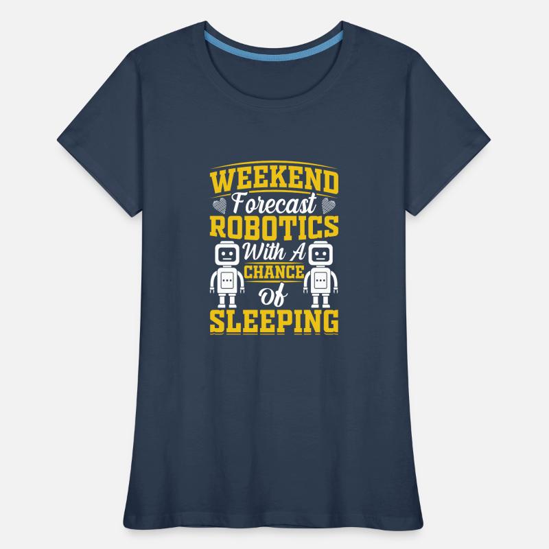 Roboter Programmierer Automatisierungstechniker Frauen Premium Bio T-Shirt