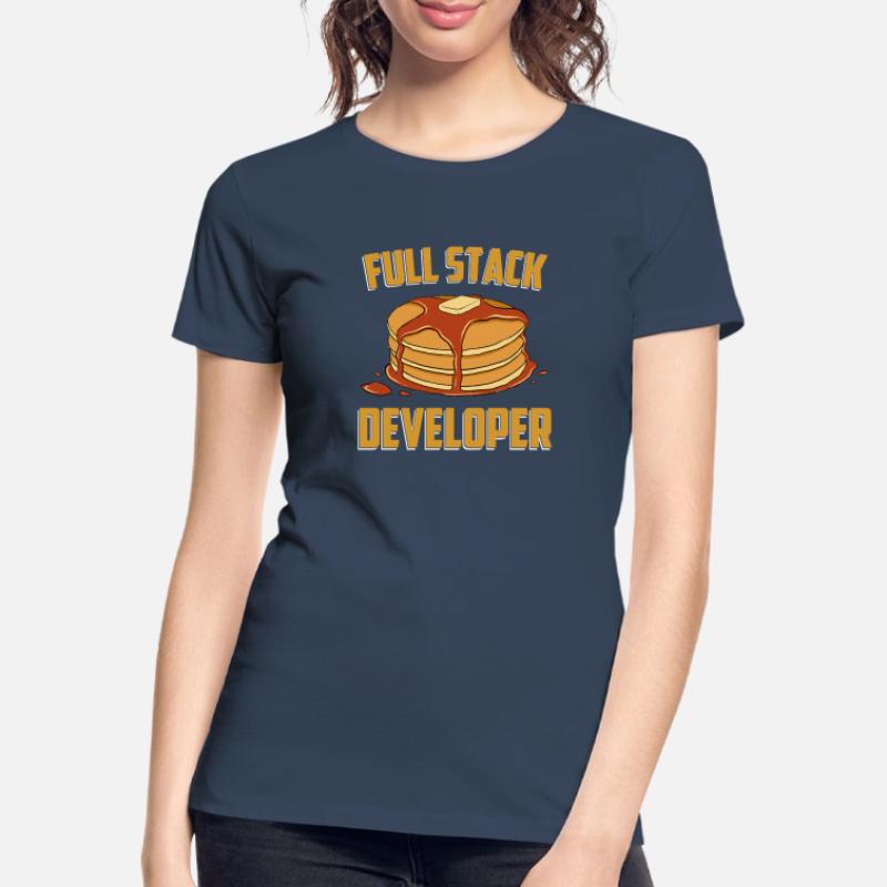 Full Stack Entwickler - Software Science Programmierer Frauen Premium Bio T-Shirt