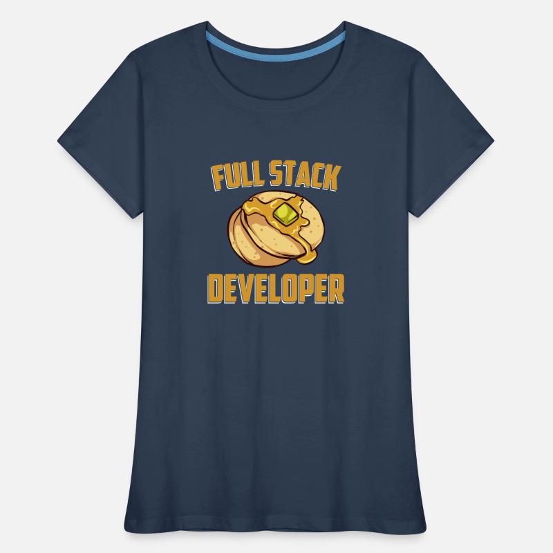 Full Stack Developer - Coding Science Programmer Women's Premium Organic T-Shirt