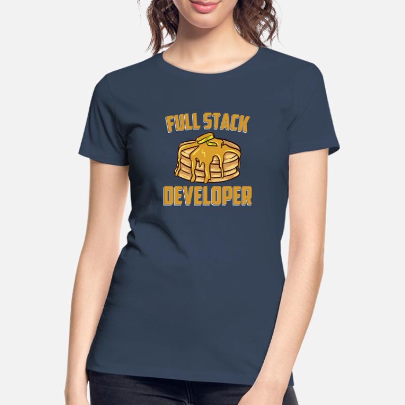 Full Stack Entwickler - Computer Coding Programmierer Frauen Premium Bio T-Shirt