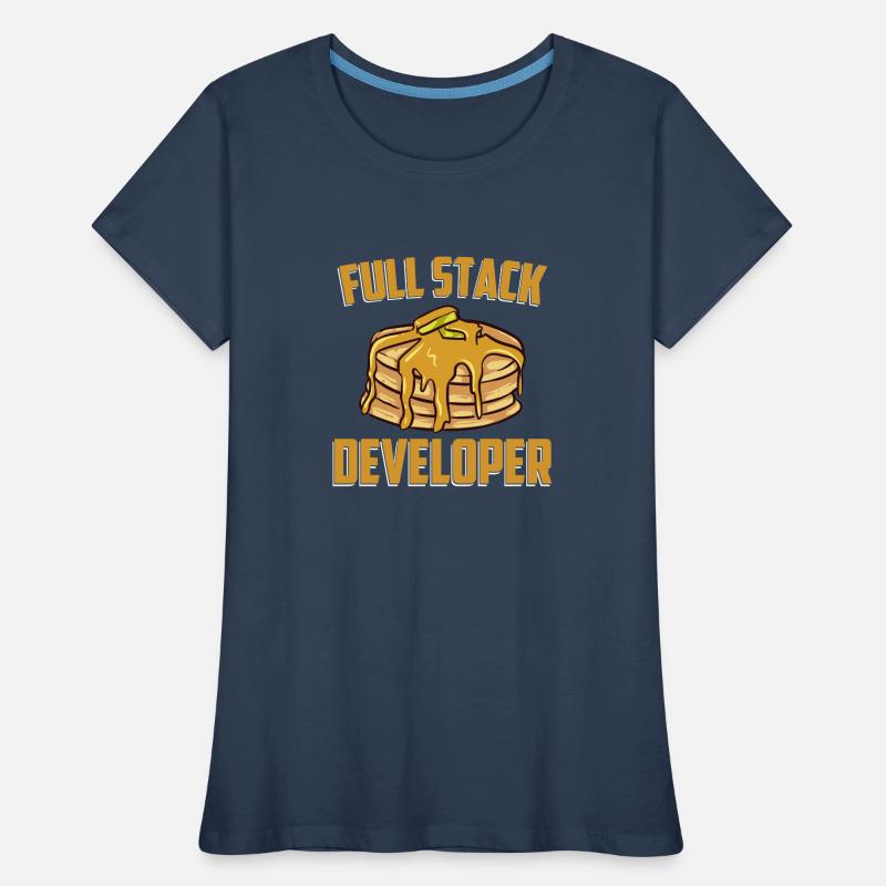 Full Stack Entwickler - Computer Coding Programmierer Frauen Premium Bio T-Shirt