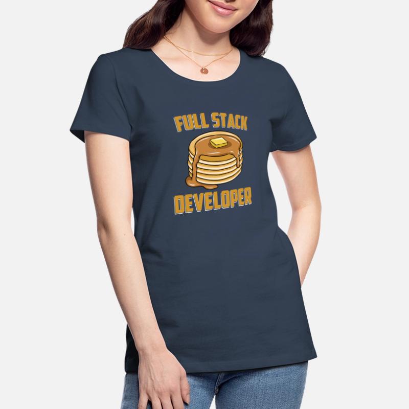 Full Stack Entwickler - Computer Coder Programmierer Frauen Premium Bio T-Shirt