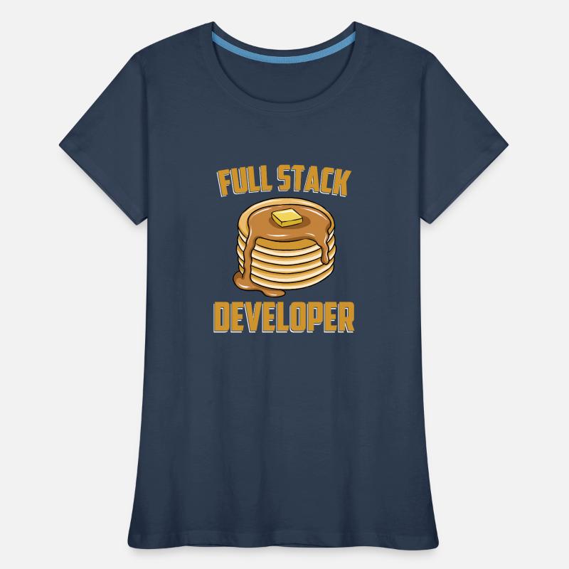Full Stack Entwickler - Computer Coder Programmierer Frauen Premium Bio T-Shirt