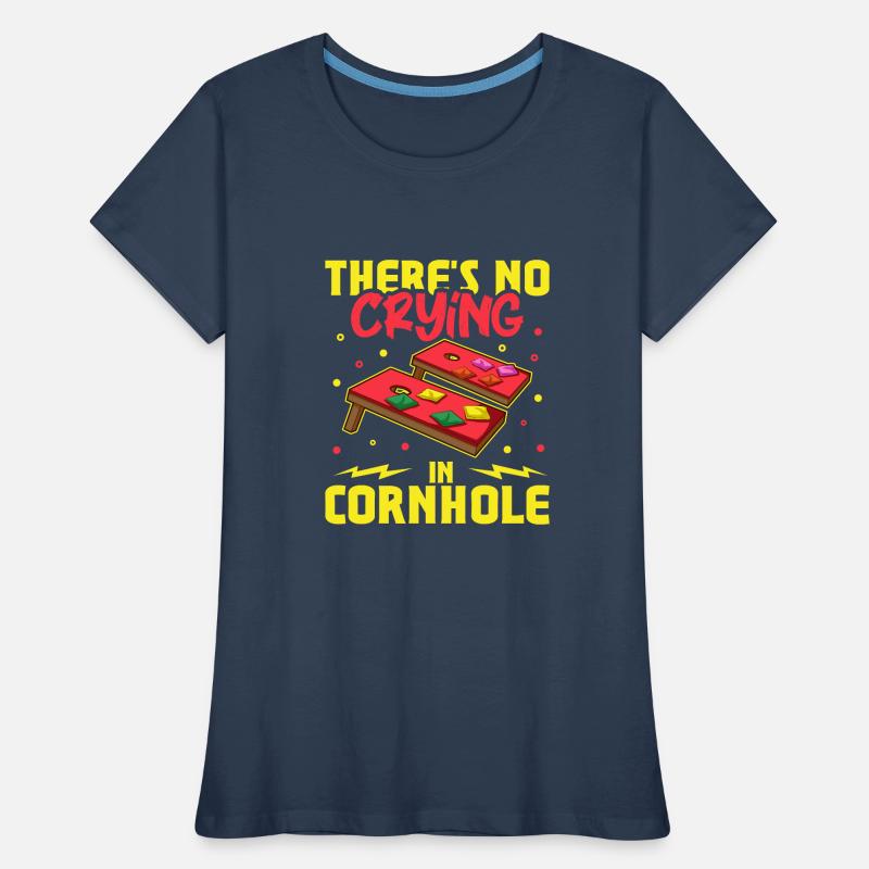 Cornhole Throwing Cornhole player Cornhole lover Women's Premium Organic T-Shirt