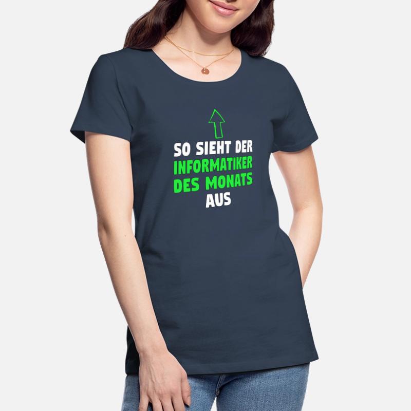 Informatik Computer Programmierer Entwickler Coder Frauen Premium Bio T-Shirt