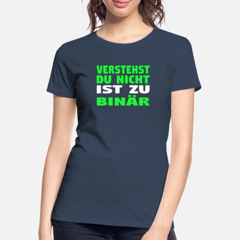 Informatik Computer Programmierer Entwickler Coder Frauen Premium Bio T-Shirt