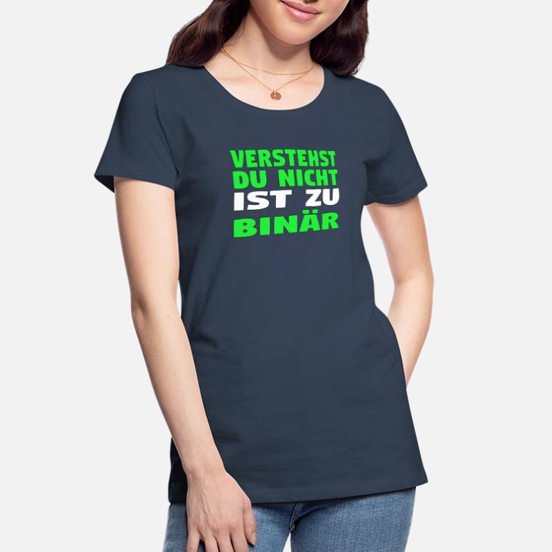 Informatik Computer Programmierer Entwickler Coder Frauen Premium Bio T-Shirt