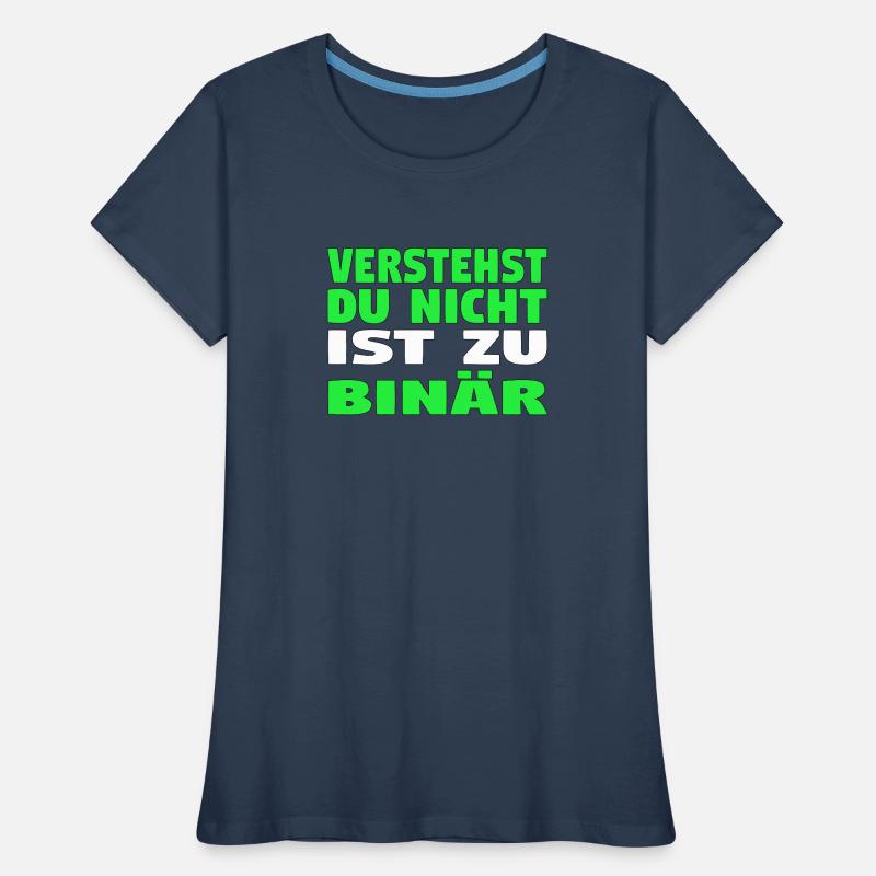 Informatik Computer Programmierer Entwickler Coder Frauen Premium Bio T-Shirt