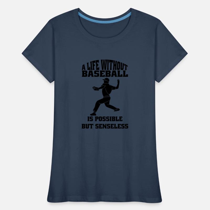 Baseball Joueurs de baseball Équipe de baseball Joueurs de baseball T-shirt bio Premium Femme