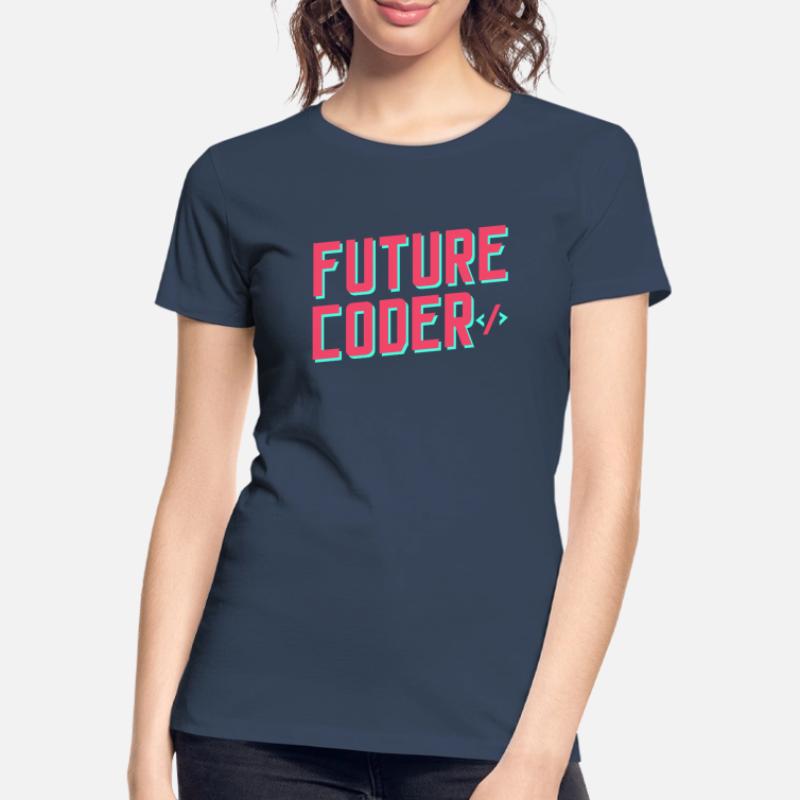 Programmeur de code de codage du futur codeur T-shirt bio Premium Femme
