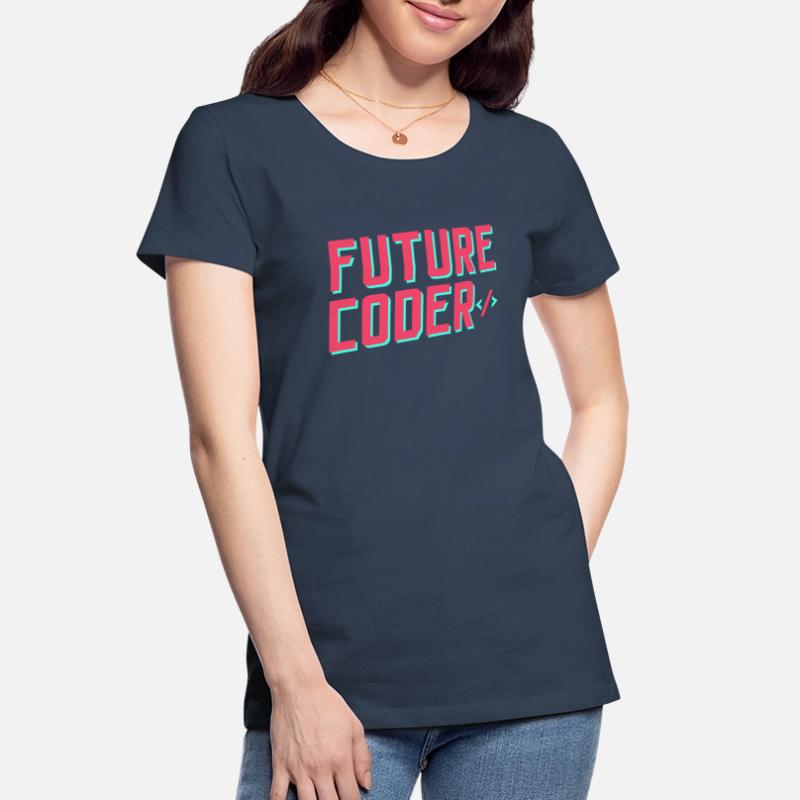 Programmeur de code de codage du futur codeur T-shirt bio Premium Femme