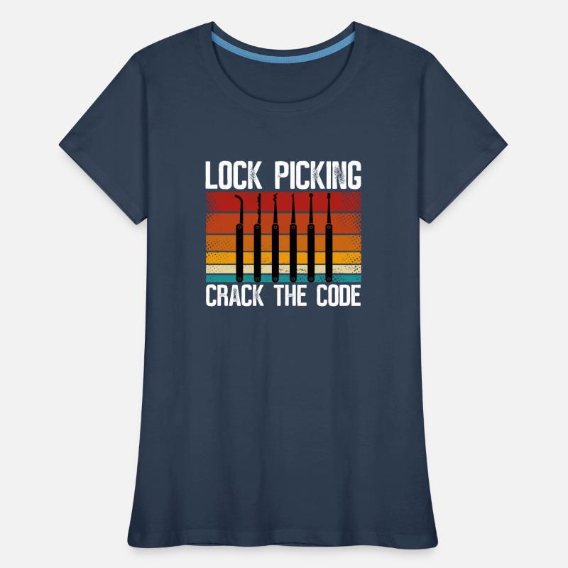Lockpicking cracks the code Women's Premium Organic T-Shirt